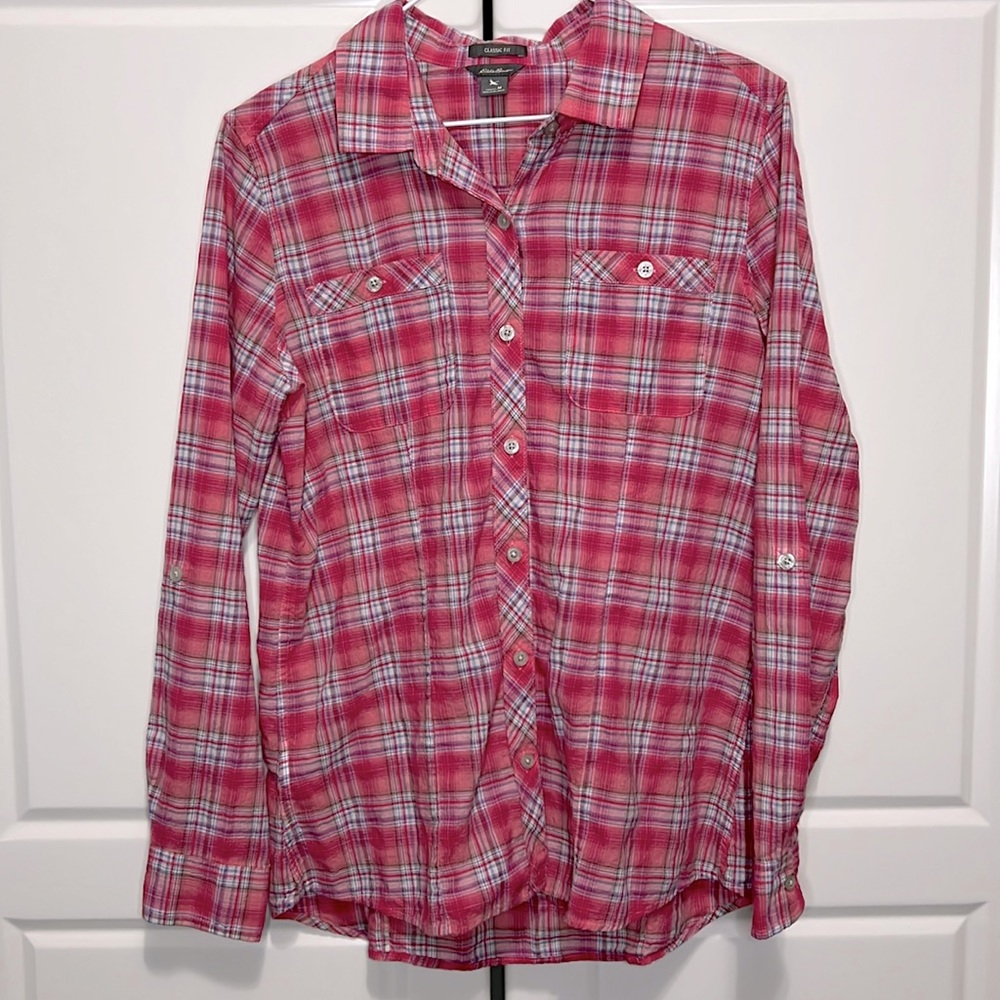 Eddie Bauer Flannel Classic Fit Sz M